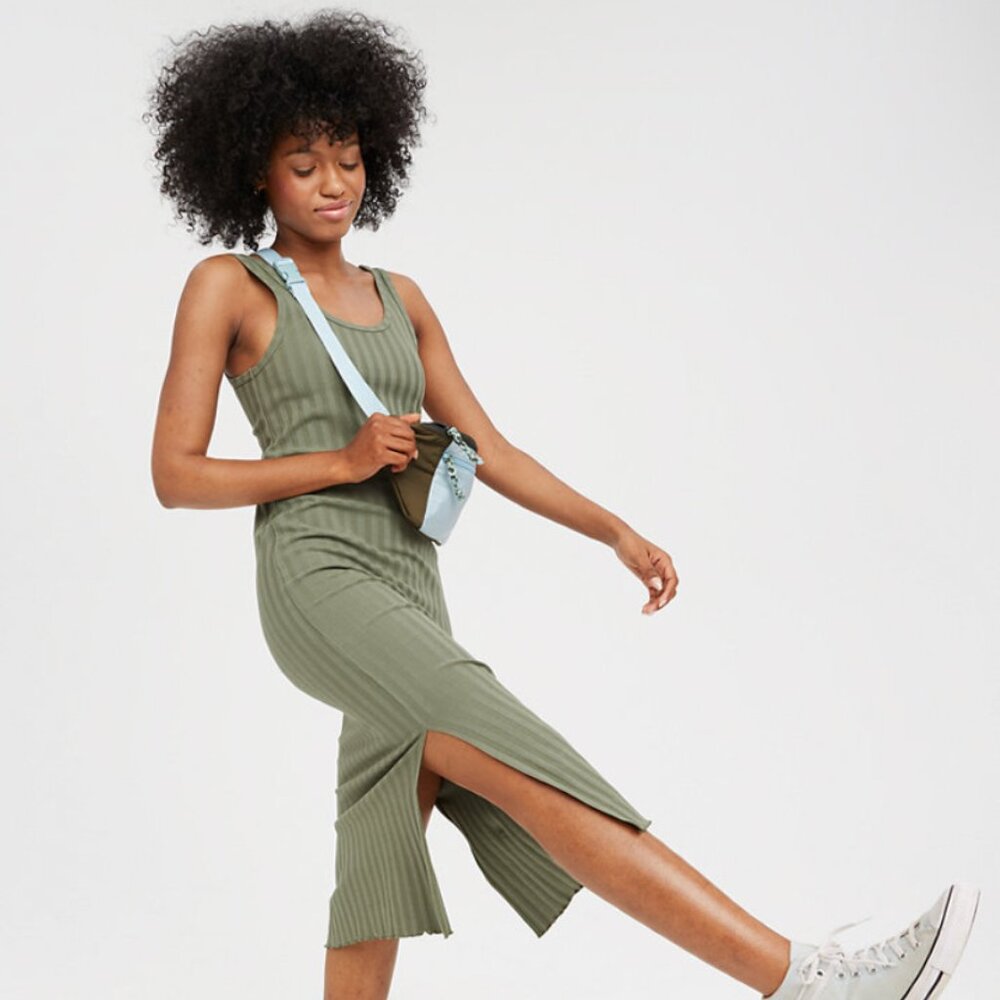 Aerie OG Groove Midi Dress S